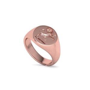 Elizabeth Rose Gold Mens Diamond Rings