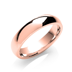 Arthur Rose Gold Plain for Men Wedding Ring