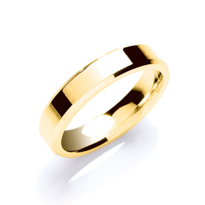  Avier Yellow Gold Men's Wedding Rings