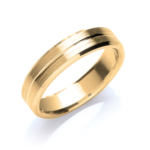  Adolin Yellow Gold Men's Wedding Rings