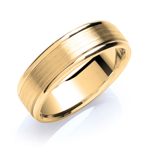  Aldon Yellow Gold Men's Wedding Rings