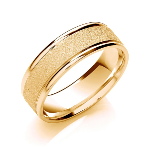 Arrick Yellow Gold Men's Wedding Rings