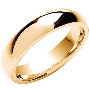  Alson Yellow Gold Men's Wedding Rings