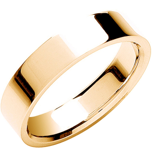 Aben Yellow Gold Men's Wedding Rings