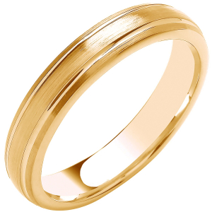 Amsden Yellow Gold Men's Wedding Rings