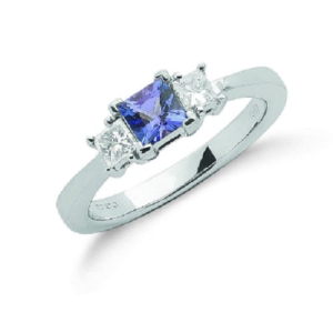 Ozzie 0 Tanzanite Rose Gold  Diamond Rings