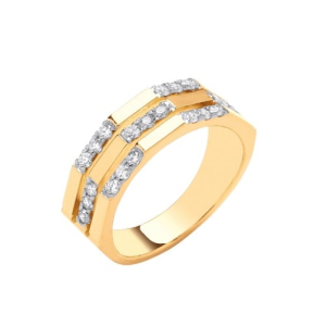 Zisel 0.33 Carat Natural Round cut Prong  Next Day Delivery Diamond Rings