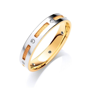 Everly Natural Rose Gold Bezel Next Day Delivery Diamond Rings