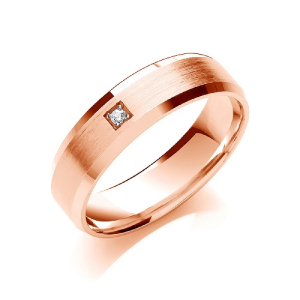 Dzovig Natural Rose Gold 4 Prong Next Day Delivery Diamond Rings