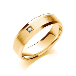 Dzovig Natural Yellow Gold 4 Prong Next Day Delivery Diamond Rings