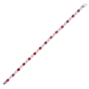 Reganne Natural Ruby Rose Gold 4 Prong 