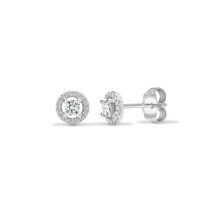 0.40 Carat Natural  Diamond Earrings