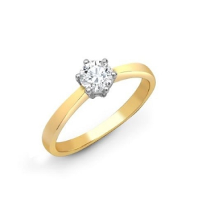 Margeaux Natural Rose Gold 6 Prong Next Day Delivery Diamond Rings