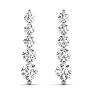 0.12 - 2.00 Carat Natural Journey Diamond Earrings