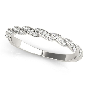 Lab-Created Diamond Rose Gold  Wedding Rings