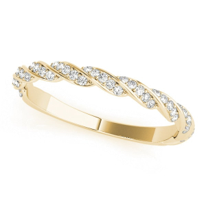 Ayres Lab-Created Diamond Yellow Gold  Wedding Rings