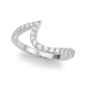 Natural Diamond White Gold  Wedding Rings
