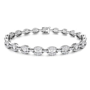 Shelly Natural Diamond Tennis Bracelets