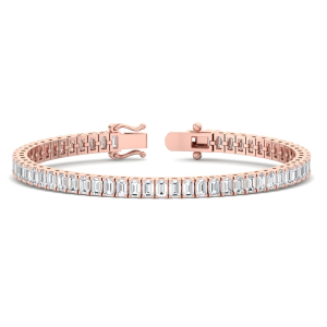 Sharmain Rose Gold 4 Claw Set  Bracelets