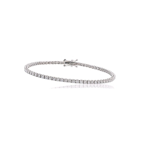 Sharlene Platinum 4 Prong Diamond Tennis Bracelets