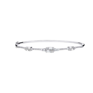 delighta Natural Claw Set Diamond Bangles