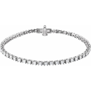 Robynn Lab-Created 4 Prong Diamond Tennis Bracelets