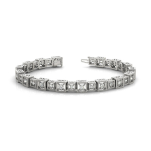 Raylyn Natural 4 Prong Diamond Tennis Bracelets