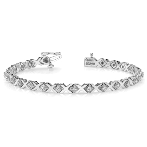 Natural Diamond Tennis Bracelets