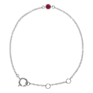 Tatiara Natural Ruby White Gold 