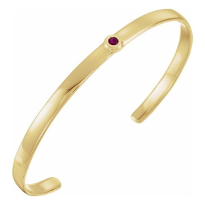 Tiffinie Natural Ruby Yellow Gold 