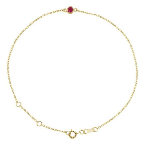 Telissa Natural Ruby Yellow Gold 