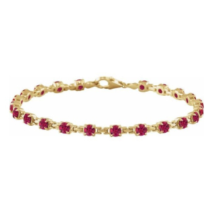 Trishanna Natural Ruby Yellow Gold 