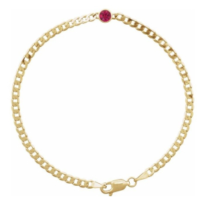 Torrin Natural Ruby Yellow Gold 