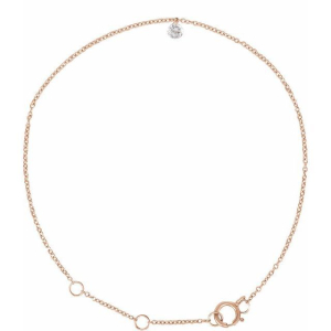 Syretia Natural Diamond Rose Gold Friendship Bracelets