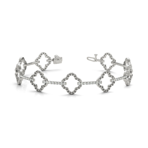 George Lab-Created Diamond Platinum Designer Bracelets