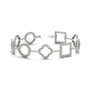 Darcy Lab-Created Diamond Platinum Designer Bracelets