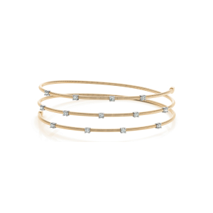 Margot Lab-Created Yellow Gold Diamond Bangle Bracelet