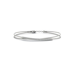 Chloe Lab-Created Round cut Diamond Bangles Bracelets