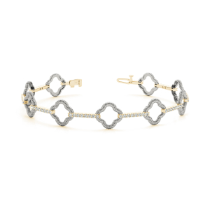 Bella Lab-Created Diamond Yellow Gold Designer Bracelets