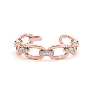 Haven  Lab-Created Rose Gold Diamond Bangle Bracelet