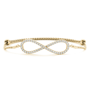 Noah Lab-Created Yellow Gold Diamond Bangle Bracelet