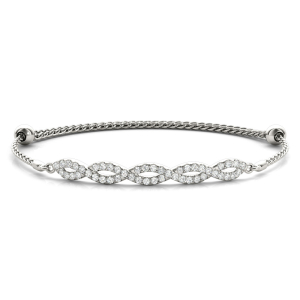 Ivanka Lab-Created Round cut Diamond Bangles Bracelets