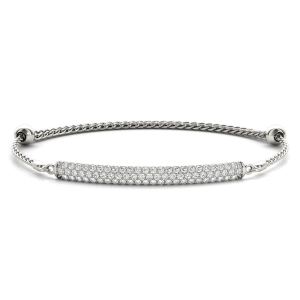 Oscar Lab-Created Round cut Diamond Bangles Bracelets