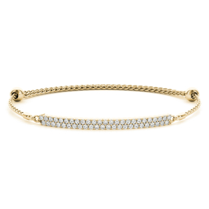 Zachary Lab-Created Rose Gold Diamond Bangle Bracelet