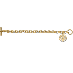 Janet Yellow Gold Sterling Silver Diamond Bracelet