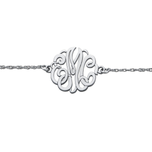 Vera  White Gold Sterling Silver Diamond Bracelet