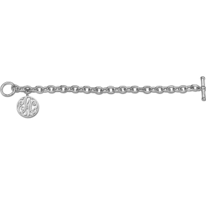 Caroiyn White Gold Sterling Silver Diamond Bracelet