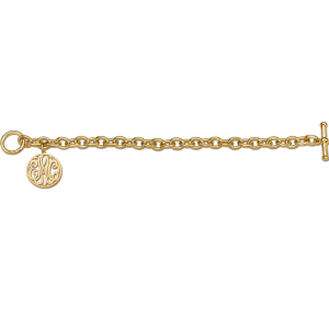 Caroiyn Yellow Gold Sterling Silver Diamond Bracelet