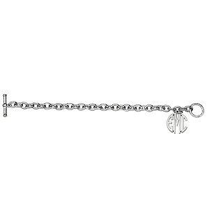 Donna White Gold Sterling Silver Diamond Bracelet