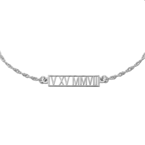 Zoey  White Gold Sterling Silver Diamond Bracelet